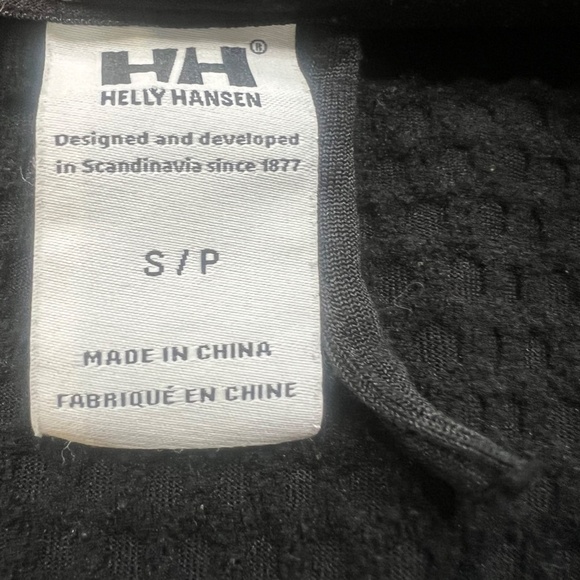 Helly Hansen Stormfleece Lightweight Full-Zip Mock Neck Jacket Sz S Black - Picture 9 of 12